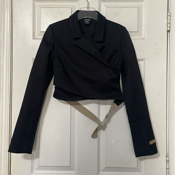 P.E.‎ Nation Downtown Cropped Blazer Jacket in Black Size XS - Picture 7 of 14
